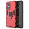 Mobigear Armor Ring Realme GT Neo 3 Hoesje Hardcase Backcover Shockproof met Ringhouder - Rood