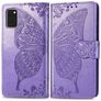 Mobigear Butterfly Samsung Galaxy A41 Hoesje Bookcase Portemonnee - Paars