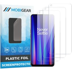Mobigear OnePlus Nord CE 2 Screenprotector Folie - Case Friendly (3-Pack)