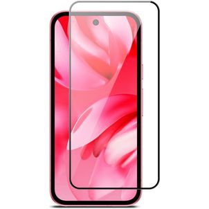 Mobigear Premium Google Pixel 9a Glazen Screenprotector - Case Friendly - Zwart