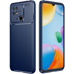 Mobigear Racing Xiaomi Redmi 10C Hoesje Flexibel TPU Backcover - Blauw