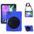 Mobigear SureGrip XGuard iPad Pro 11 Inch (2022) Hoes Hard Kunststof,Siliconen Backcover + Stylus Houder + Schouderband + Standaard - Blauw