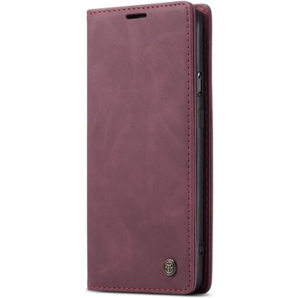 Caseme 013 OnePlus Nord Hoesje Bookcase Portemonnee - Rood