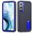 Mobigear Rugged Stand Samsung Galaxy S23 Hoesje Hardcase Backcover Shockproof met Standaard - Donkerblauw