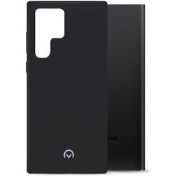 Mobilize Rubber Gelly Samsung Galaxy S22 Ultra Hoesje Flexibel TPU Backcover - Matt Black