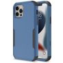 Mobigear Ultra Tough iPhone 14 Hoesje Hardcase Backcover Shockproof - Zwart / Blauw