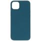 Mobiparts iPhone 14 Plus Siliconen Hoesje Backcover - Blueberry Blue