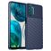 Mobigear Groove Motorola Moto G42 Hoesje Flexibel TPU Backcover - Blauw