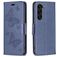 Mobigear Butterfly Samsung Galaxy S24 Plus Hoesje Bookcase Portemonnee - Blauw