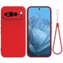 Mobigear Colors Google Pixel 9 Pro Hoesje Flexibel TPU Backcover - Rood
