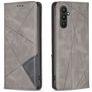 Mobigear Rhombus Slim Samsung Galaxy A24 Hoesje Bookcase - Grijs