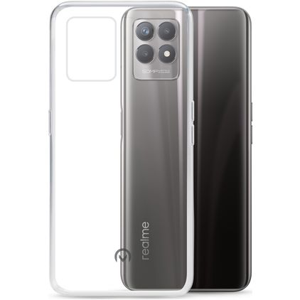 Mobilize Gelly Doorzichtig Realme 8i Hoesje Flexibel TPU Backcover - Transparant