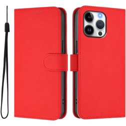 Mobigear Urban Wallet iPhone 16 Pro Max Hoesje Bookcase Portemonnee - Rood