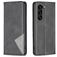Mobigear Rhombus Slim Samsung Galaxy S23 Plus Hoesje Bookcase - Zwart