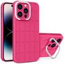 Mobigear Cube iPhone 14 Pro Hoesje Hardcase Backcover met Standaard - Magenta