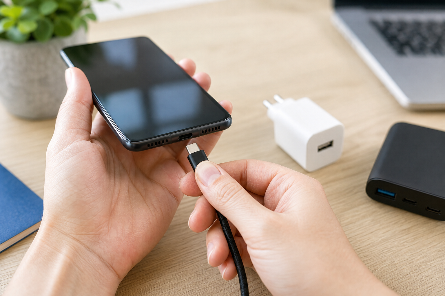 Hoe weet ik welke USB-poort ik heb?