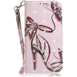 Mobigear Design HONOR 8S Hoesje Bookcase Portemonnee - High heels