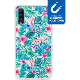 My Style Magneta Samsung Galaxy A70 Hoesje Flexibel TPU Backcover - Jungle