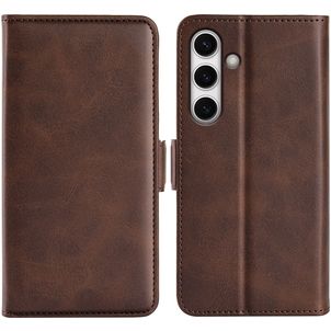 Mobigear Slim Magnet Samsung Galaxy S24 FE Hoesje Bookcase Portemonnee - Bruin