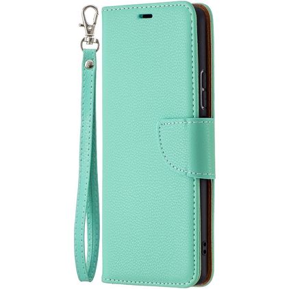 Mobigear Excellent Xiaomi Redmi Note 10 Pro Hoesje Bookcase Portemonnee - Turquoise
