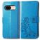 Mobigear Clover Google Pixel 8a Hoesje Bookcase Portemonnee - Blauw