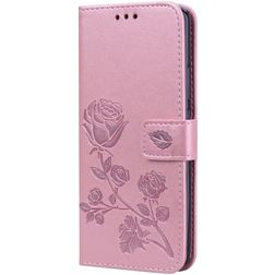 Mobigear Roses Huawei Mate 20 Pro Hoesje Bookcase Portemonnee - Roségoud