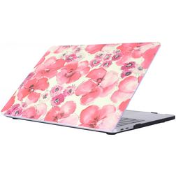 Mobigear Flowers MacBook Pro 15 Inch (2016-2019) Hoes Hardshell Laptopcover MacBook Case - Model 36 - Model A1707 / A1990