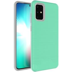 Mobigear Antislip Samsung Galaxy S20 Ultra Hoesje Hardcase Backcover Shockproof - Turquoise