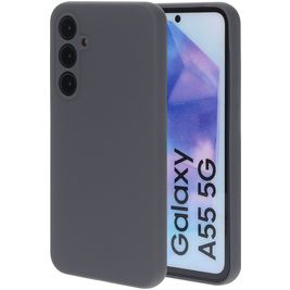 Mobiparts Samsung Galaxy A55 Siliconen Hoesje Backcover - Urban Grey Mobiparts Samsung Galaxy A55 Siliconen Hoesje Backcover - Urban Grey