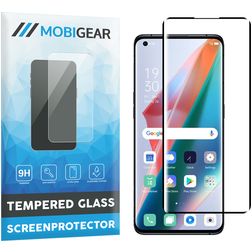 Mobigear Premium OPPO Find X3 Pro Glazen Screenprotector - Case Friendly - Zwart