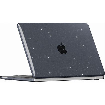 Mobigear Sparkle MacBook Neo 13 Inch (2026) Hoes Hardshell Laptopcover MacBook Case - Zwart - Model A3404