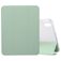 Mobigear Tri-Fold Gel iPad 11 (2025) Hoes TPU,Kunstleer Bookcase + Stylus Houder - Groen
