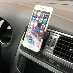 Mobigear Essentials Telefoonhouder Auto Ventilatierooster Klem Universeel - Zwart