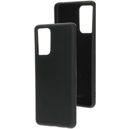 Mobiparts Samsung Galaxy A72 Siliconen Hoesje Backcover - Zwart