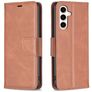 Mobigear Excellent Samsung Galaxy S24 FE Hoesje Bookcase Portemonnee - Bruin