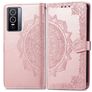 Mobigear Mandala Vivo Y76 Hoesje Bookcase Portemonnee - Roségoud