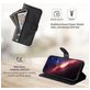 Mobigear Zipper iPhone Air Hoesje Bookcase Portemonnee - Zwart