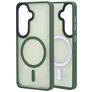 Mobiparts Hardcover Samsung Galaxy S26 MagSafe Hoesje Hardcase Backcover - Satin Green