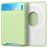 Mobigear Pocket Siliconen Pasjeshouder - 2 Pasjes - MagSafe Compatible - Groen