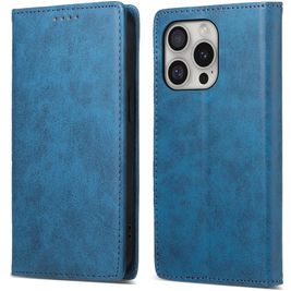 Mobigear Wallet iPhone 16 Pro Hoesje Bookcase Portemonnee - Blauw