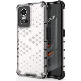 Mobigear Honeycomb Realme GT Neo 3 Hoesje Hardcase Backcover Shockproof - Wit