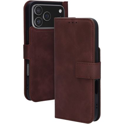 Mobiparts Classic Wallet iPhone 17 Pro Max MagSafe Hoesje Bookcase - Velvet Red