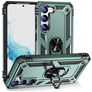 Mobigear Armor Ring Samsung Galaxy S23 Hoesje Hardcase Backcover Shockproof met Ringhouder - Groen