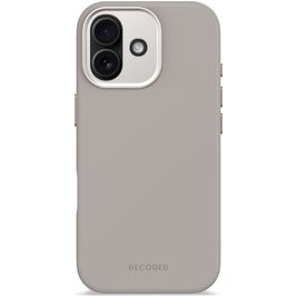 Decoded iPhone 17 Siliconen Hoesje Backcover - Soft Taupe