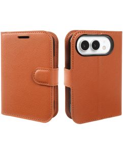 Mobigear Classic iPhone Duo Hoesje Bookcase Portemonnee - Bruin