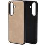Mobiparts Classic Samsung Galaxy A27 MagSafe Hoesje TPU,Kunstleer Backcover - Moonstone Beige