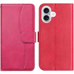 Mobigear S Line iPhone 17 Hoesje Bookcase Portemonnee - Rood