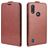 Mobigear Motorola Moto E6s (2020) Hoesje Flipcase - Bruin