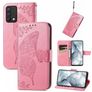 Mobigear Butterfly Realme GT Master Edition Hoesje Bookcase Portemonnee - Roze