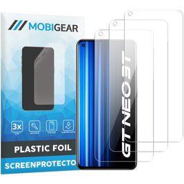 Mobigear Realme GT Neo 3T Screenprotector Folie - Case Friendly (3-Pack)
